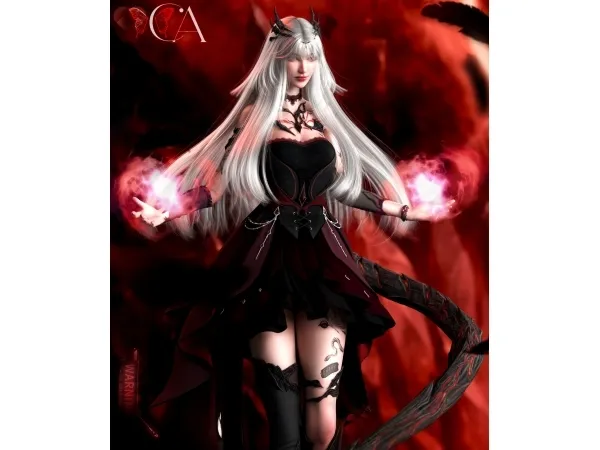 Mix ufe0f [CA26] Halloween Witch - The Sims 4 Custom Content