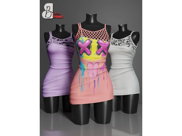 Sims 4 BillionProject-Sme Mini Dress