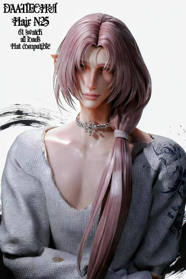 Alpha DAATIECHUI_Hair 24 by simsfinds - The Sims 4 Custom Content