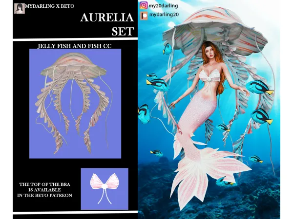 Alpha AURELIA SET by mydarling20 - The Sims 4 Custom Content