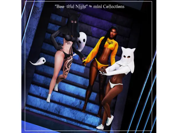 Alpha Boo tiful Nightu201d Mini Collections - The Sims 4 Custom Content