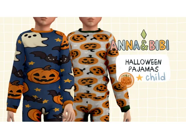 Halloween pajamas | Halloween 2025 | Anna&Bibi