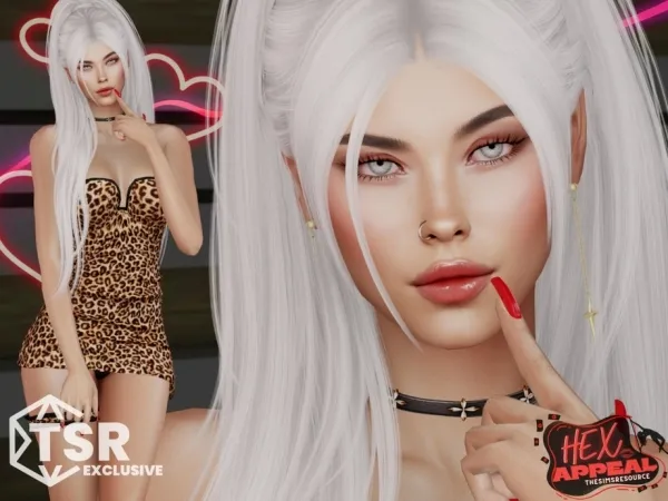Alpha Hex Appeal Leona Sparks - The Sims 4 Custom Content
