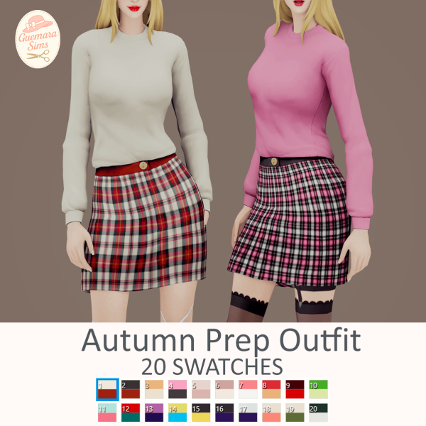 Maxis Match Autumn Prep Outfit by simsfinds - The Sims 4 Custom Content