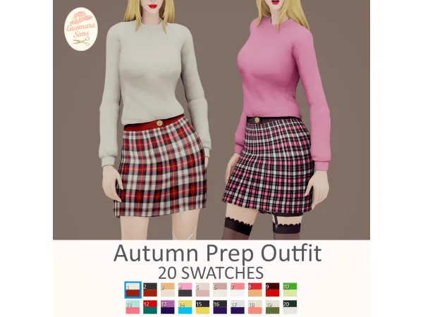 Maxis Match Autumn Prep Outfit by Guemara - The Sims 4 Custom Content