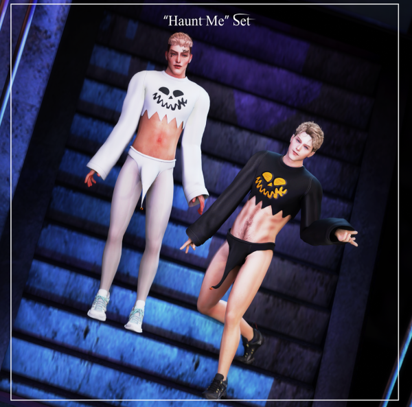 Alpha Haunt Me Set by beccaxcouquetts - The Sims 4 Custom Content