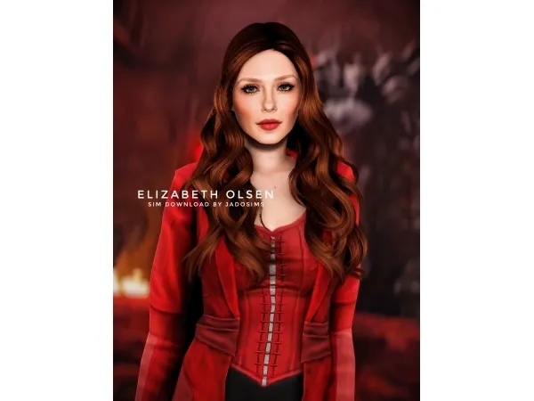 Alpha Elizabeth Olsen (Sim Download) - The Sims 4 Custom Content
