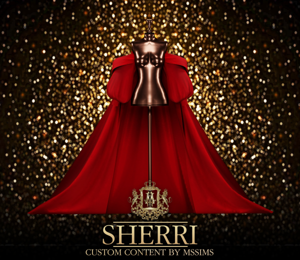 Alpha SHERRI CAPE by simsfinds - The Sims 4 Custom Content