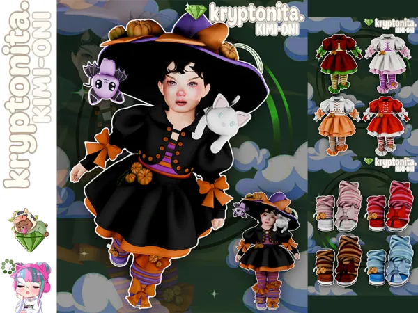 Maxis Match Witch Toddler - The Sims 4 Custom Content