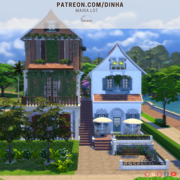 Alpha Maira Lot by dinhagamer - The Sims 4 Custom Content