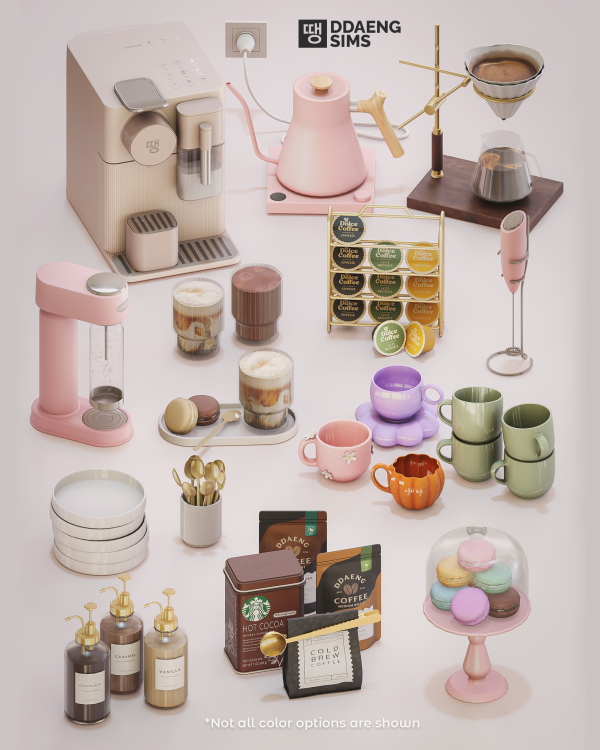 Alpha ddaengsims Sims 4 Cozy Coffee Corner by simsfinds - The Sims 4 Custom Content