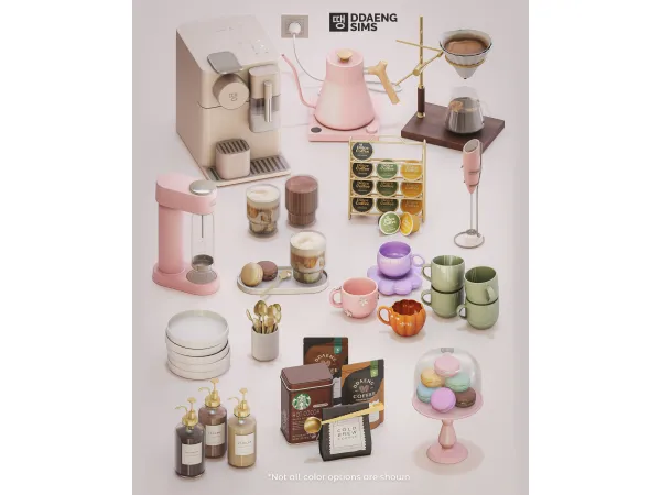 Alpha ddaengsims Sims 4 Cozy Coffee Corner - The Sims 4 Custom Content