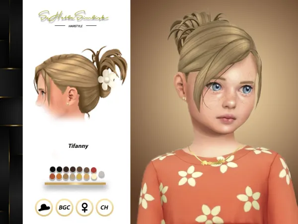 Tifanny Hairstyle for Children by sehablasimlish