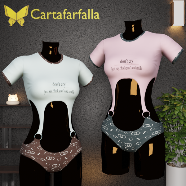 Alpha Cartafarfalla Smirk by cartafarfalla - The Sims 4 Custom Content