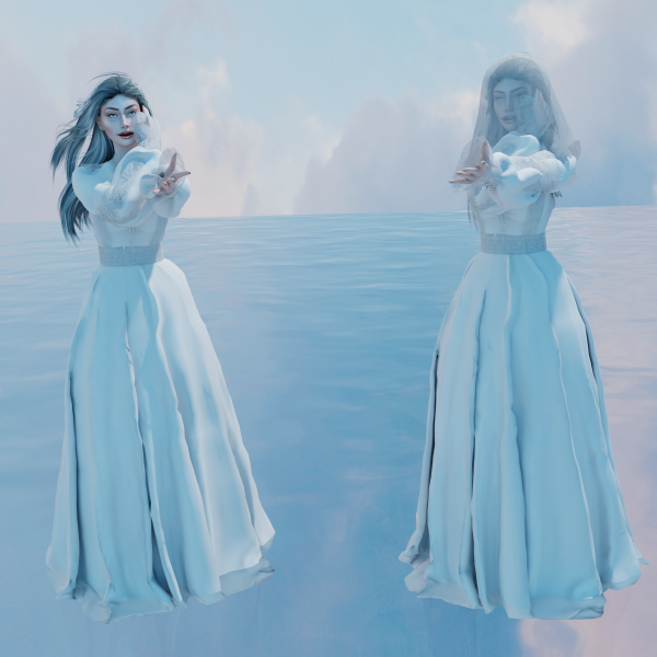 Alpha Weeping Woman by Simsimbaby - The Sims 4 Custom Content