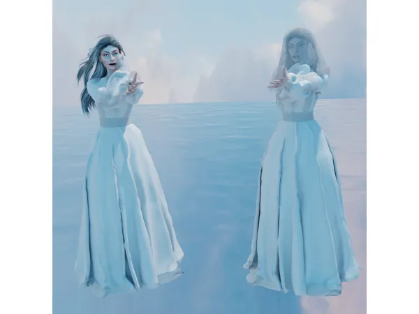Alpha Weeping Woman by Simsimbaby - The Sims 4 Custom Content
