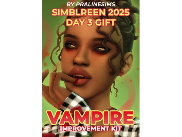 Sims 4 Maxis Match Dientes CC: VAMPIRE Improvement Kit by pralinesims