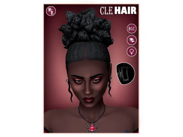 Sims 4 CLE HAIR by wildpixel
