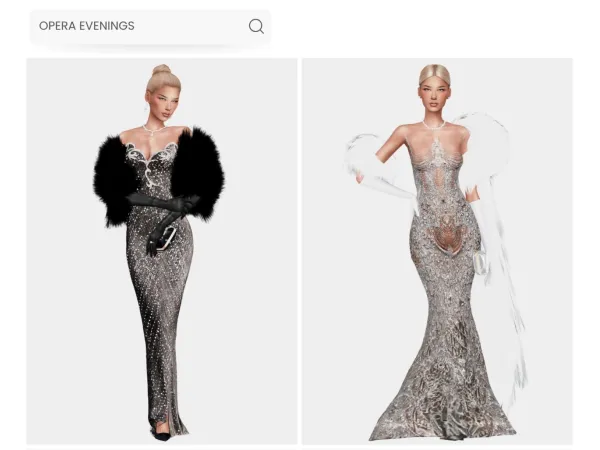 Alpha OPERA EVENINGS by pixelglam - The Sims 4 Custom Content