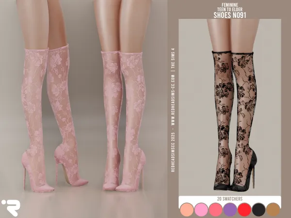 Af Shoes N091 - The Sims 4 Custom Content