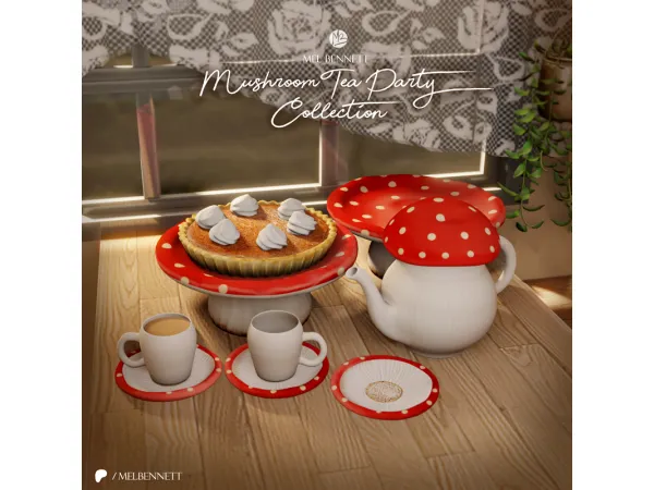 Mix Mushroom Tea Party - The Sims 4 Custom Content