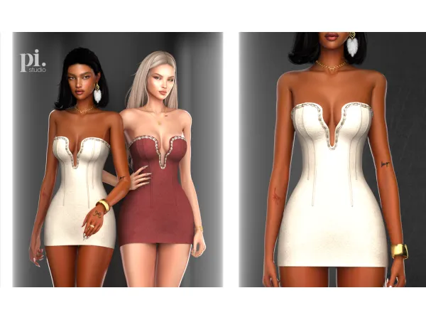 Alpha Tyla's Dress HMSP 2025 - The Sims 4 Custom Content