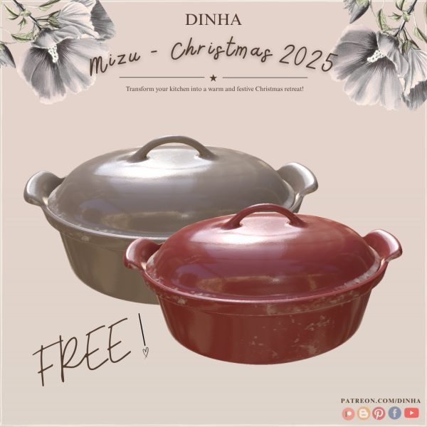 Alpha Mizu Christmas Casserole by dinhagamer - The Sims 4 Custom Content