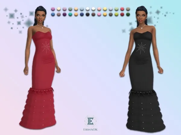 Sims 4 ErinAOK Women's Gown 11.03.25