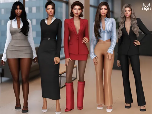 Mix Office Hours Collection - The Sims 4 Custom Content