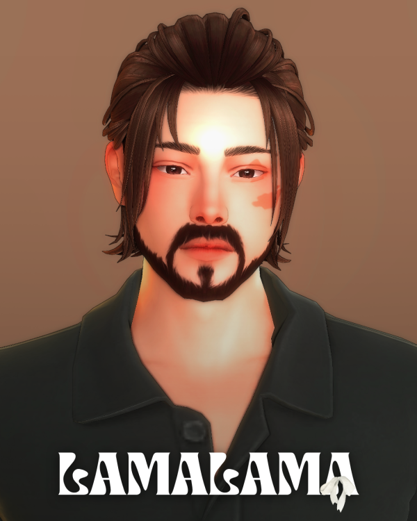 Maxis Match Hair Kairo by simsfinds - The Sims 4 Custom Content