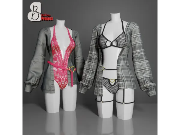 Sims 4 BillionProject-Ahi Lingerie