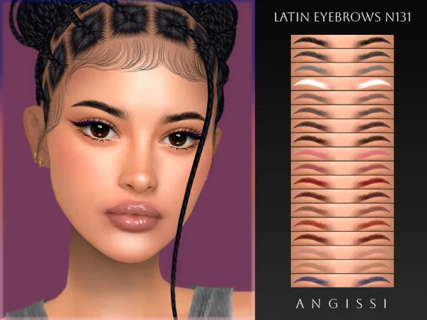 Latin Eyebrows N131 by ANGISSI