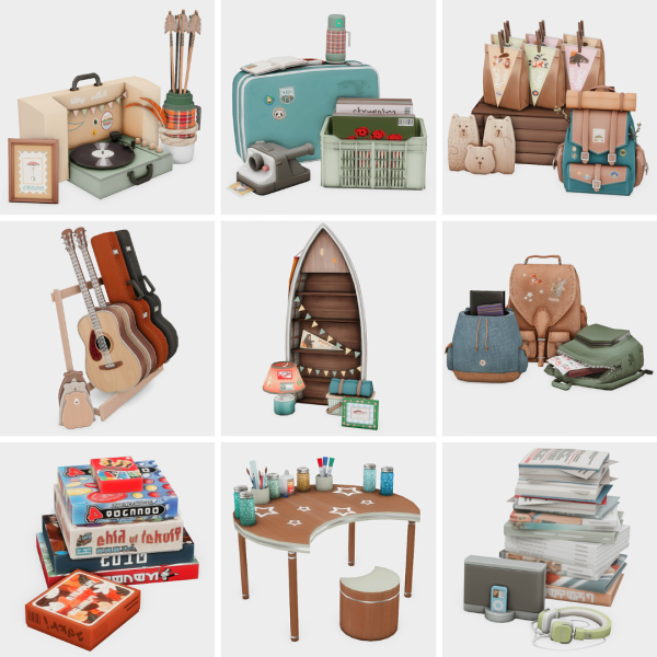 Maxis Match kid camping trip must haves sims 4 finds by simsfinds - The Sims 4 Custom Content