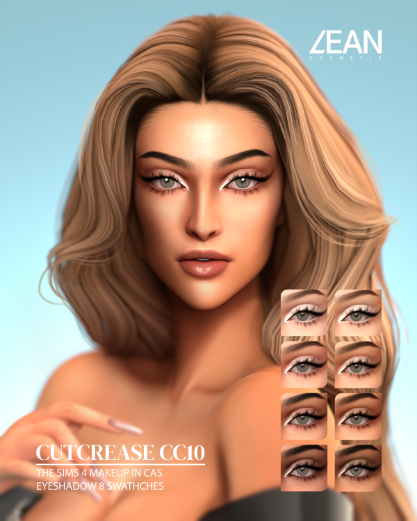 Alpha LEAN CUTCREASE CC10 by simsfinds - The Sims 4 Custom Content