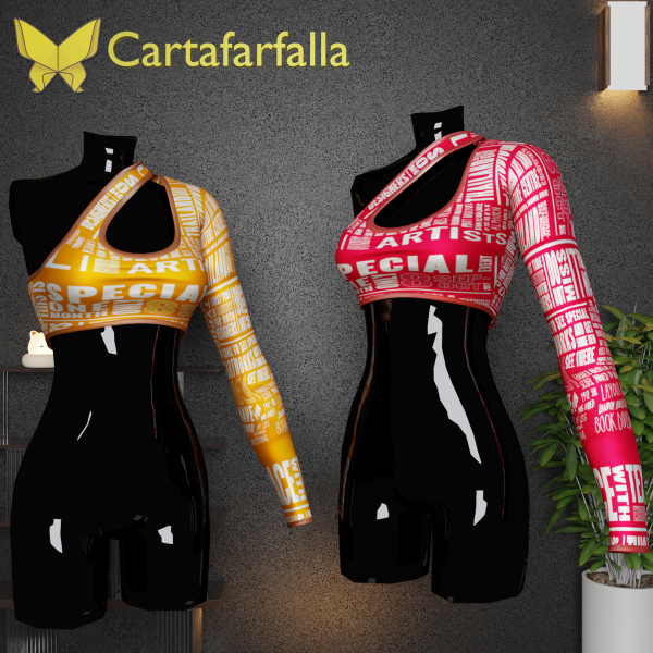 Alpha Cartafarfalla Rhyssa Top by cartafarfalla - The Sims 4 Custom Content