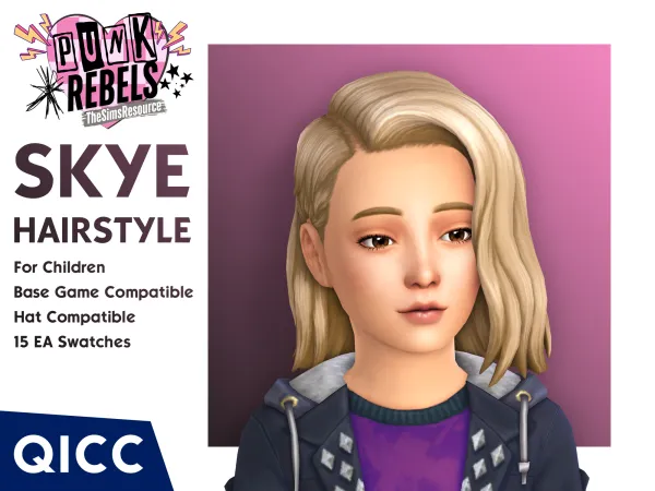 Sims 4 Skye Hair