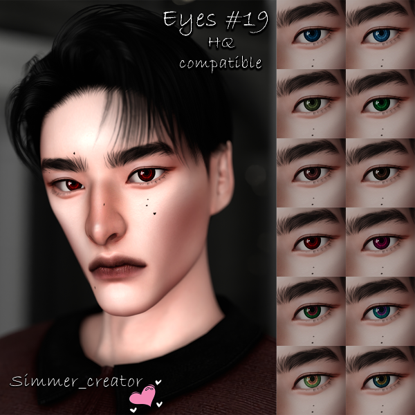 Alpha (SC) Eyes 19 by simmer_creator - The Sims 4 Custom Content