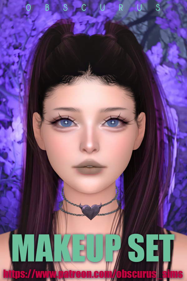 Mix NEW MAKEUP SET by simsfinds - The Sims 4 Custom Content