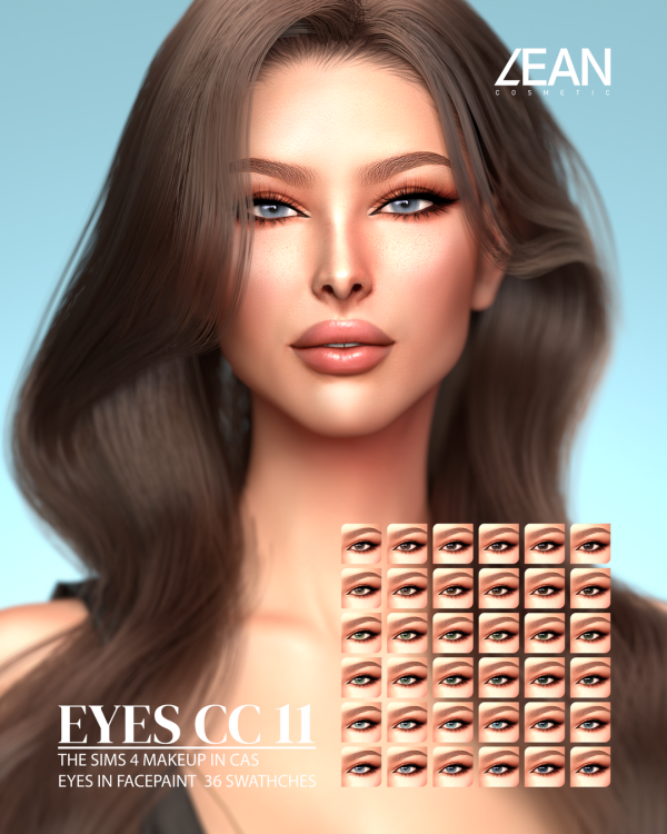 Alpha LEAN EYES CC11 by simsfinds - The Sims 4 Custom Content