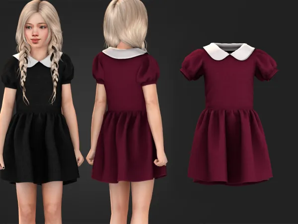 Sims 4 Midnight Manor Children - Dress