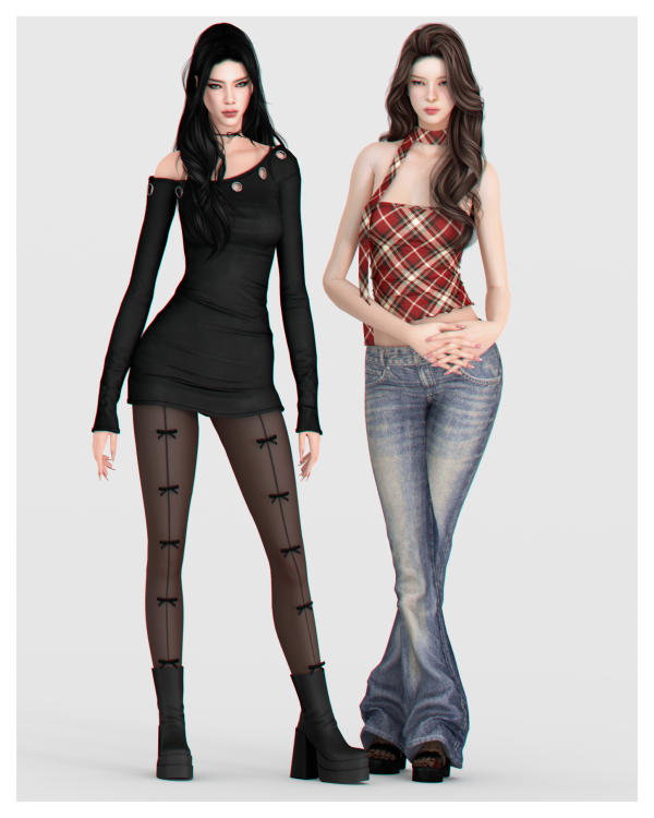 Alpha Secretly Hot Set by simsfinds - The Sims 4 Custom Content