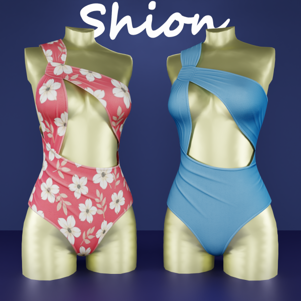 Alpha Shion Seren Swimsuit by shion_sims - The Sims 4 Custom Content
