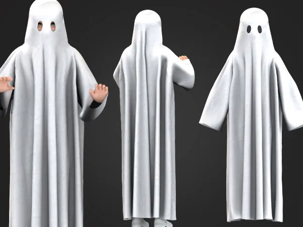 Alpha Ghost Costume - The Sims 4 Custom Content