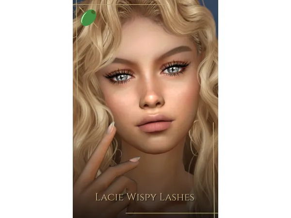 Alpha Lacie Wispy 3D Lashes - The Sims 4 Custom Content