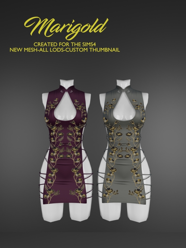 Alpha MARIGOLD TS4_KIMBERLY by marigoldsims - The Sims 4 Custom Content