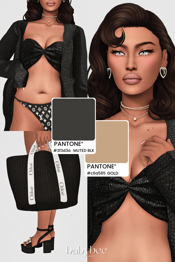 Maxis Match Chic Beach Club Colour Pallete by simsfinds - The Sims 4 Custom Content