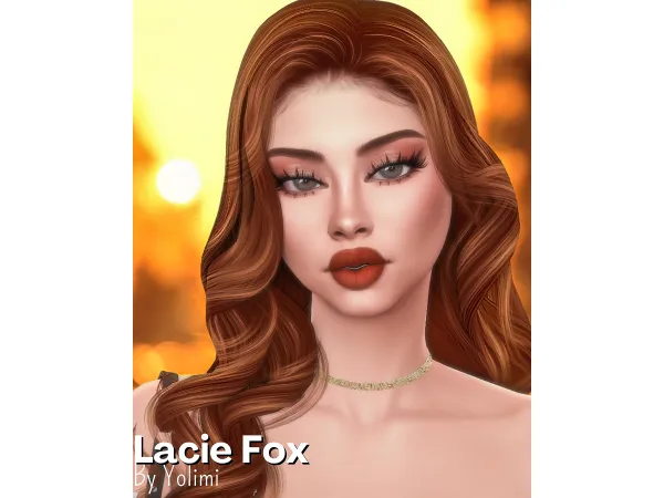 Alpha Lacie Fox by yolimi - The Sims 4 Custom Content