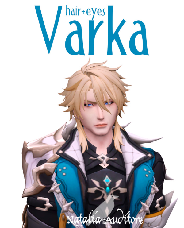 Maxis Match Varka eyeshair by simsfinds - The Sims 4 Custom Content