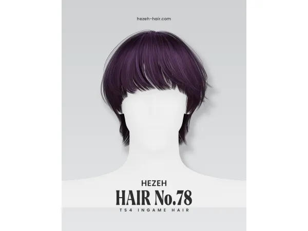 Sims 4 [Hezeh]Hair_No.78