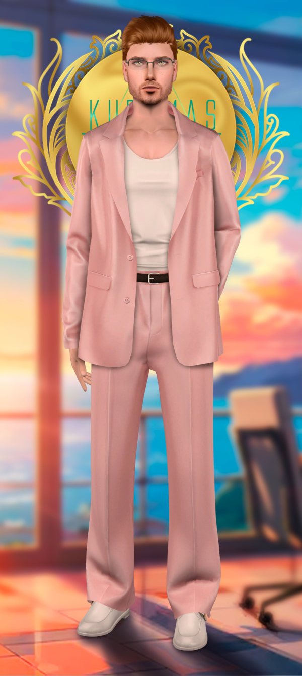 Kurimas 4t2 KK Suit Set 02 Jacket Pants by simsfinds - The Sims 2 Custom Content